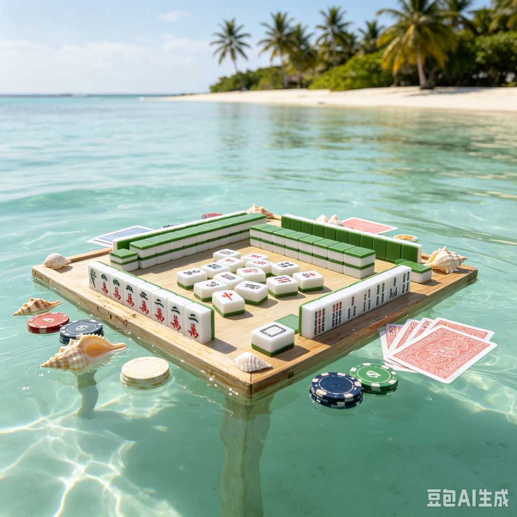 blue mahjong tiles