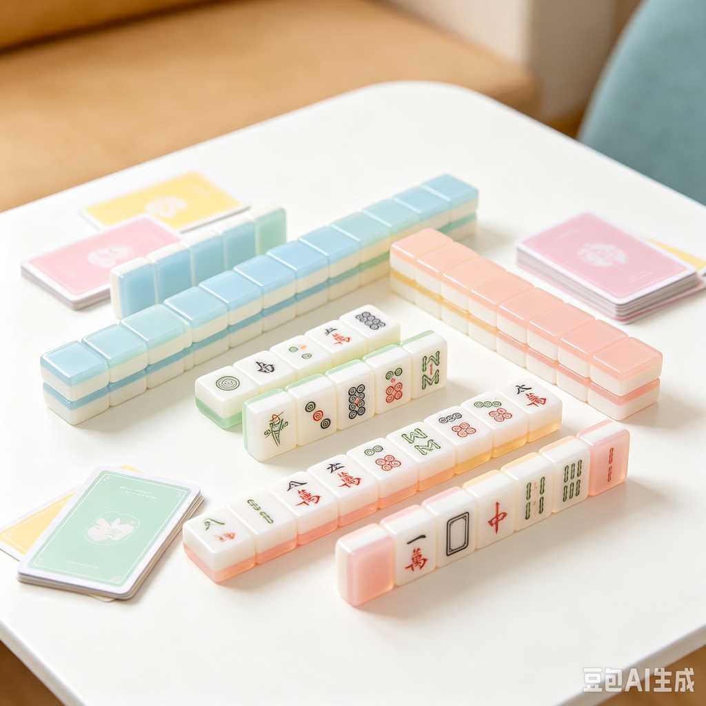 camping mahjong game set
