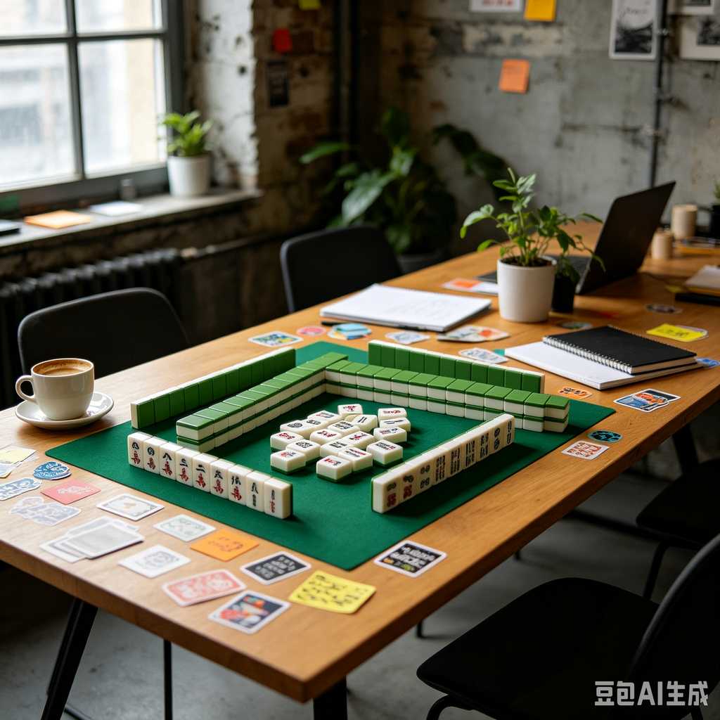 pattern printed mahjong packaging